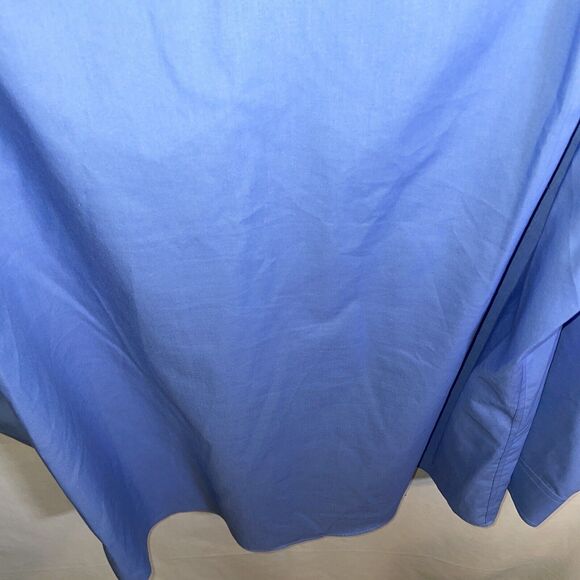 Croft & Barrow Dress Shirt Men’s Size Large Blue Cotton Broadcloth 16.5 32/33 LS - Picture 12 of 12